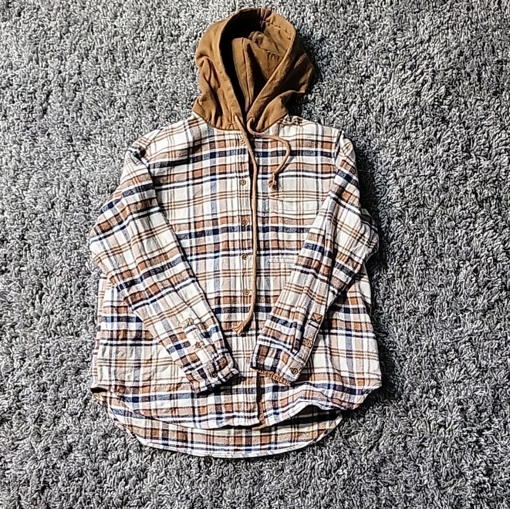 American Eagle men's button up hoodie